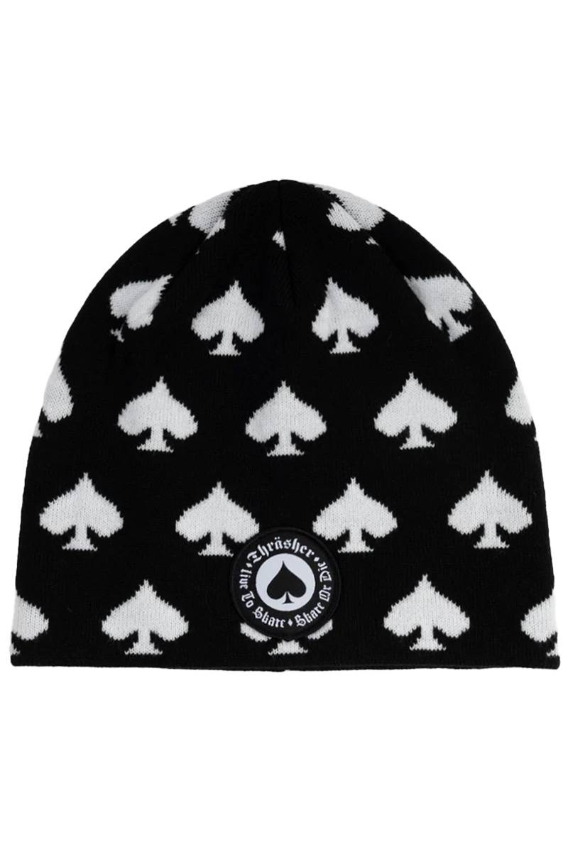 THRASHER (スラッシャー) Oath Beanie - Black