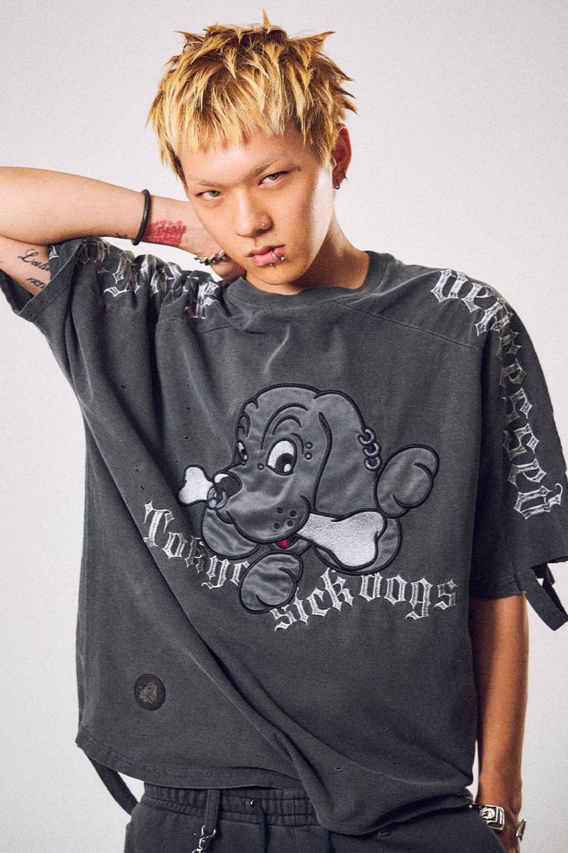 【予約商品】GALFY(ガルフィー)闇に還りしTシャツ - Ink Black