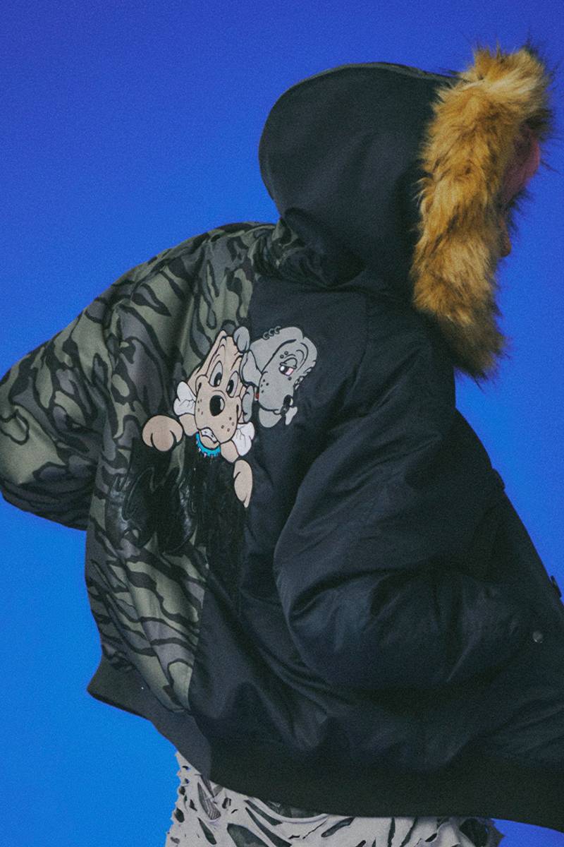 【予約商品】GALFY(ガルフィー)犬2B”改” - Black / Camo