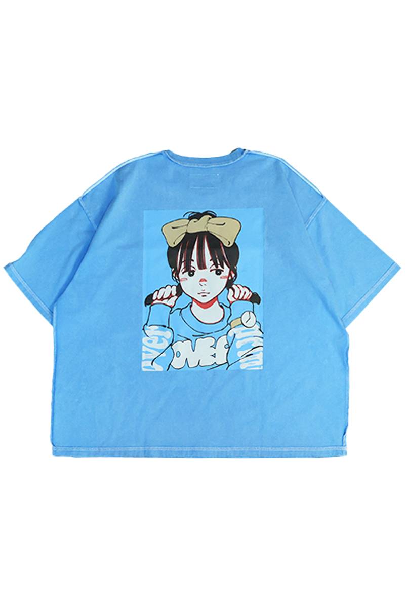 【お問い合わせ商品】【ゲキクロ限定】over print (オーバープリント) POP ART Tee Ver:11 - Blue