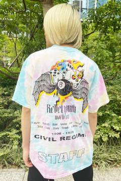 Civil Regime 20CV-SP07T 8 BALL TEE PASTEL SPIRAL