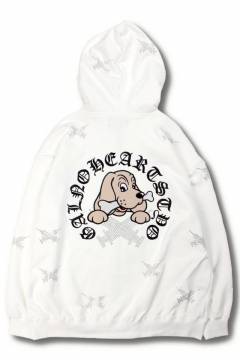 【予約商品】GALFY(ガルフィー)ピカピカ注射器犬パーカー - O.White