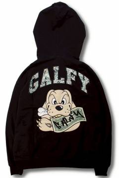 【予約商品】GALFY(ガルフィー)お金大好きパーカー - Black
