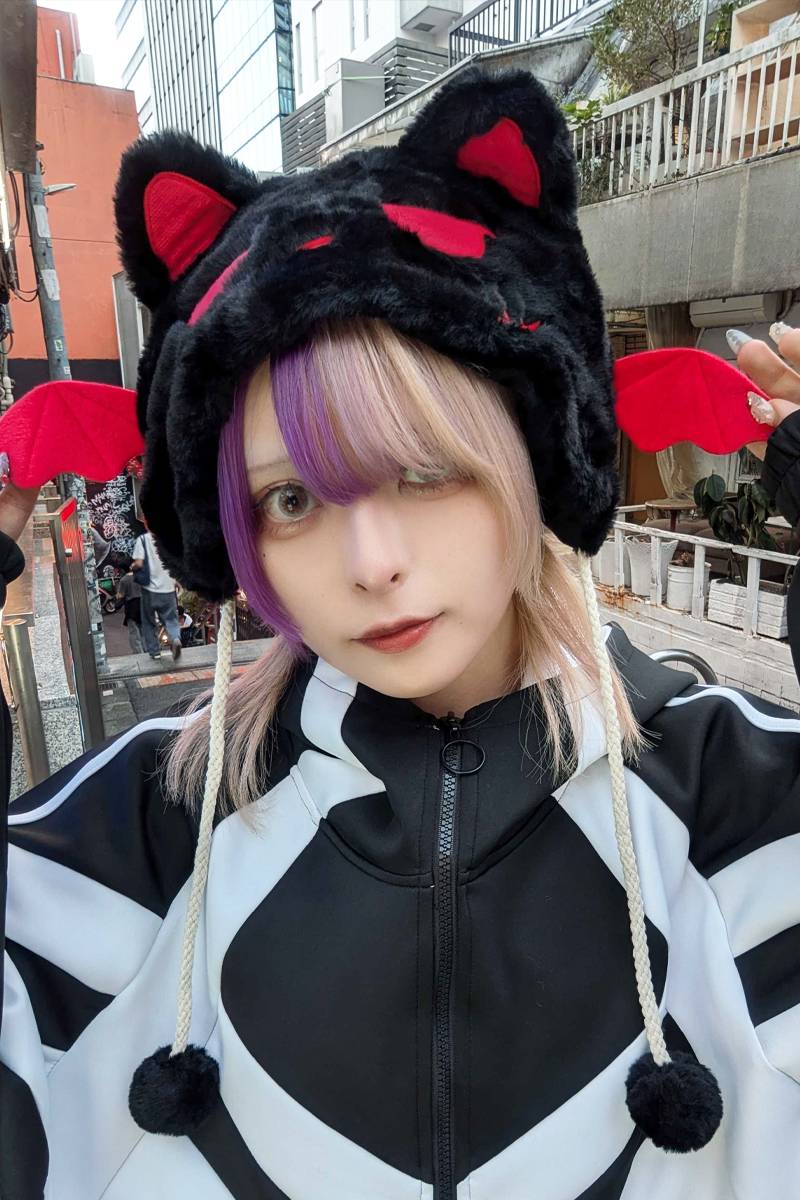PSYCHO NATION (サイコネーション) 猫耳デビルファーキャップ