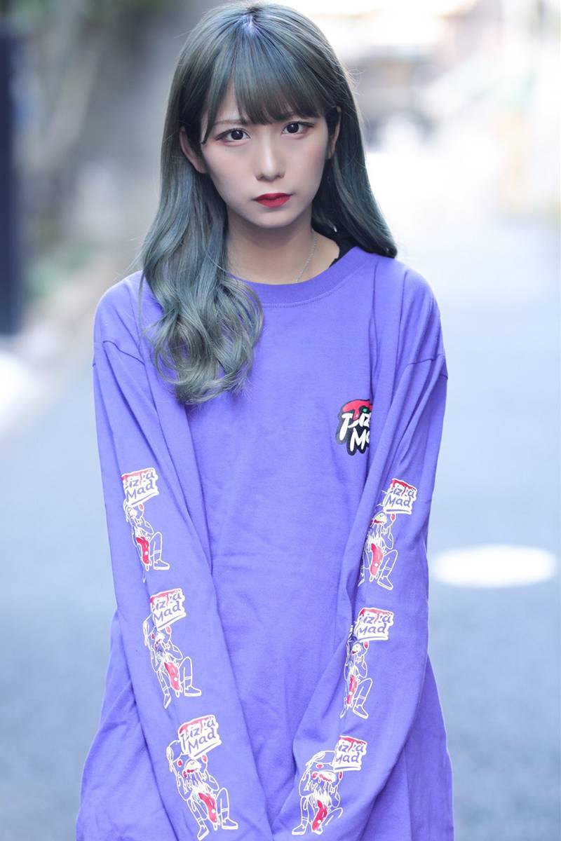 acOlaSia PIZZA MAD L/S PURPLE