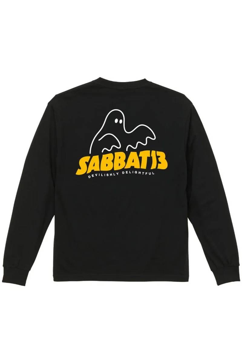 SABBAT13 (サバトサーティーン) SPOOK LOGO L/S T - Black