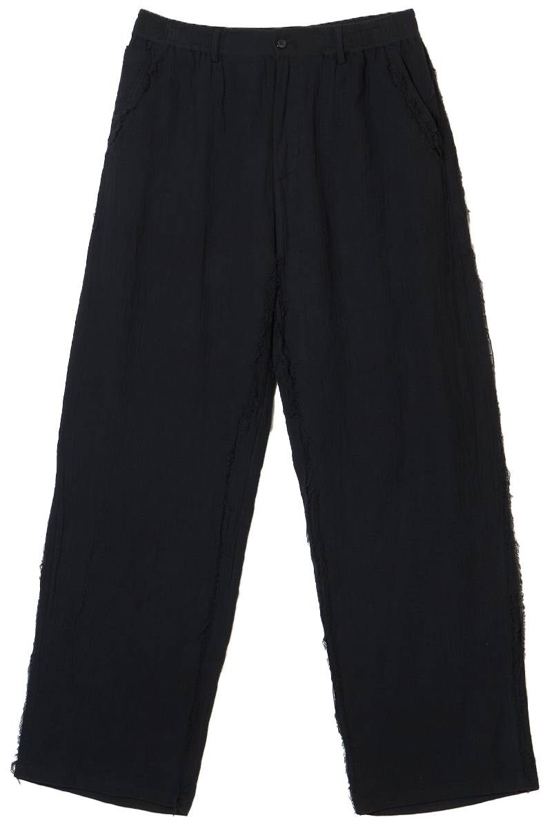 A Good Bad Influence (ア・グッド・バッド・インフルエンス) Double Gauze Pants - Black