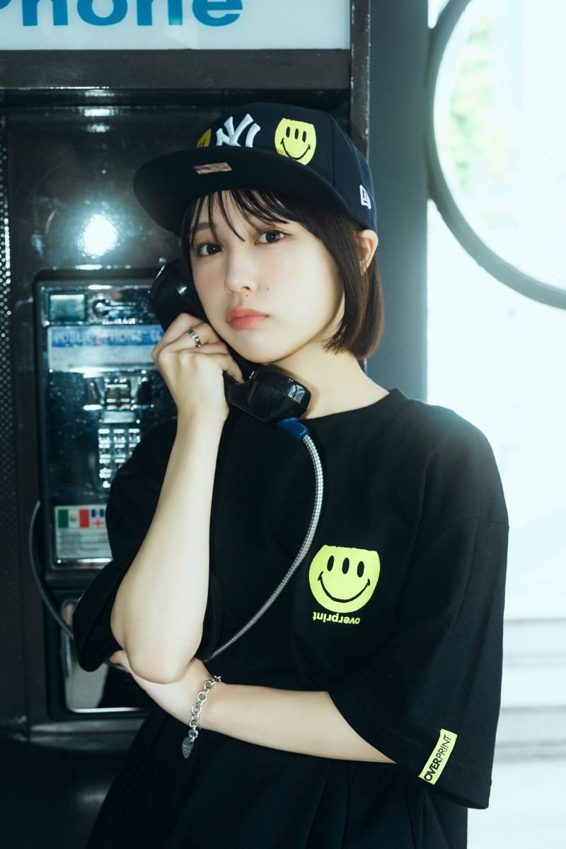 over print (オーバープリント) ICONIC Tee - Black