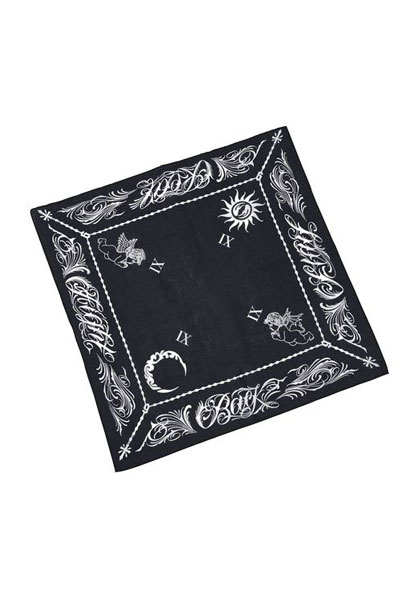 NineMicrophones BANDANNA-I'll stand by you- BLACK