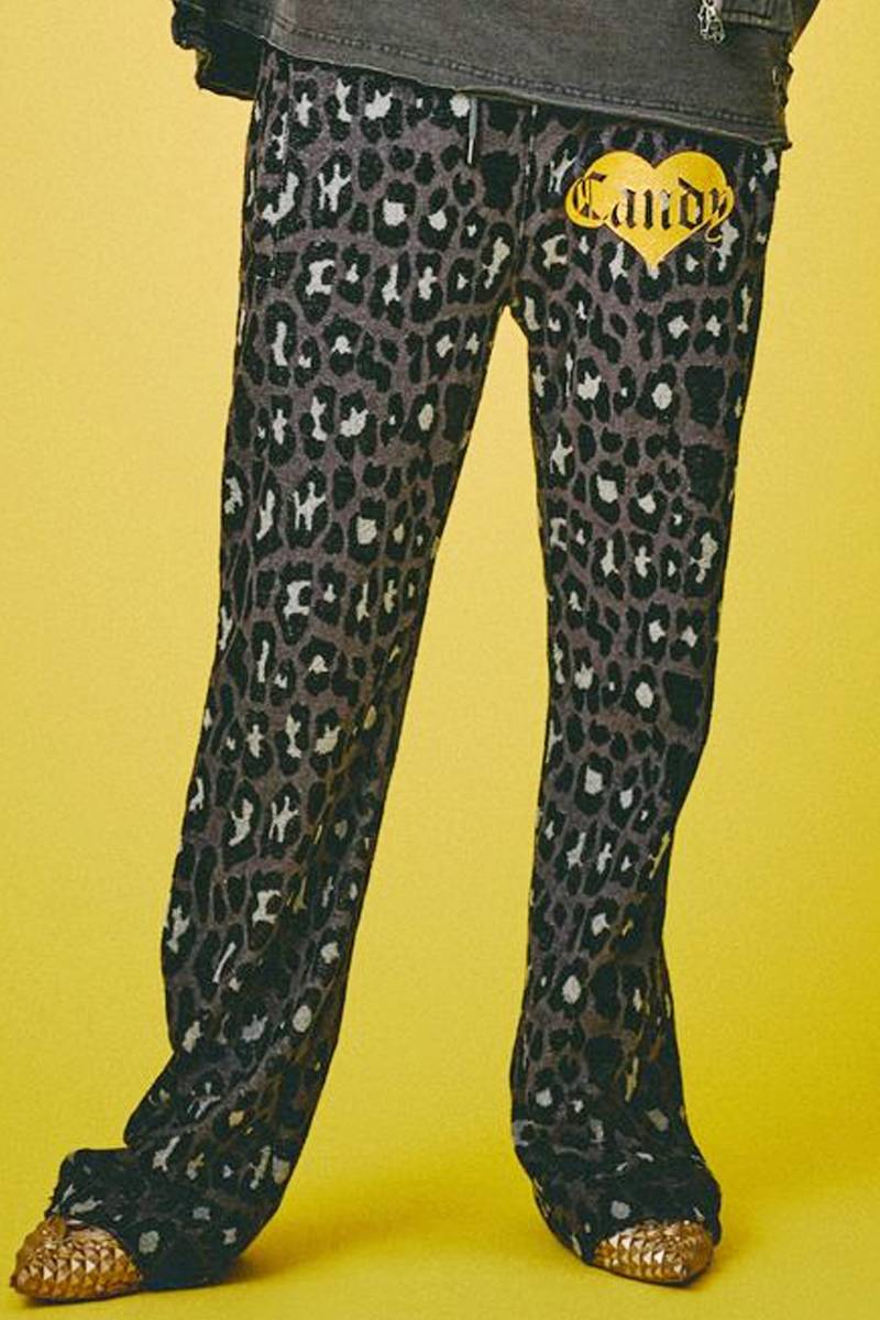 GALFY(ガルフィー) フユGAL 豹パンツ - Black Leopard
