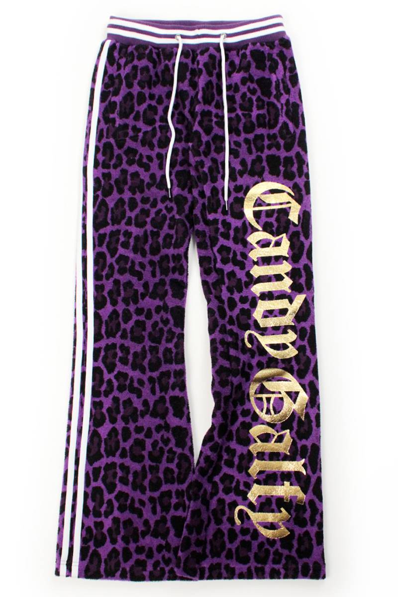 【予約商品】GALFY(ガルフィー)ガラ悪GALジャージパンツ - Purple Leo