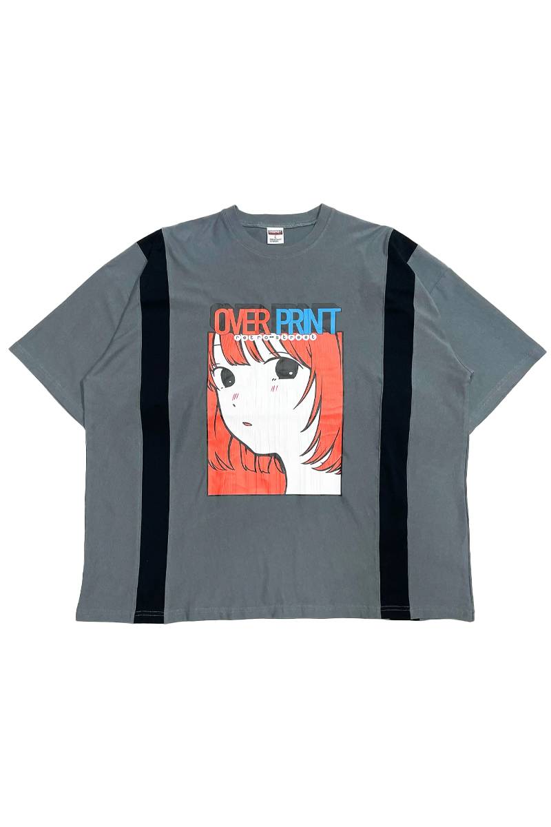 over print (オーバープリント) COVER Tee - Red