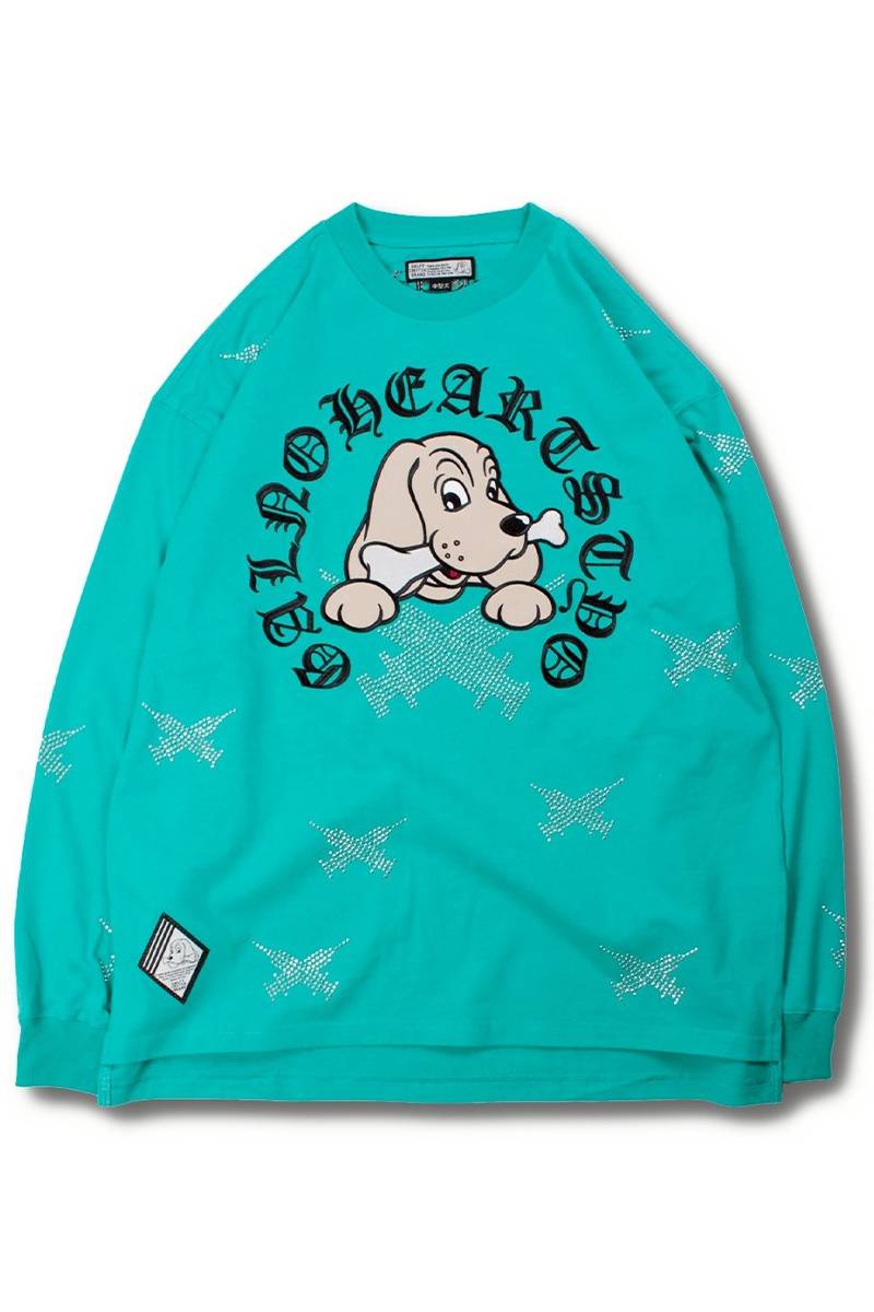 【予約商品】GALFY(ガルフィー)ピカピカ注射器犬ロンT -Tiffany Blue