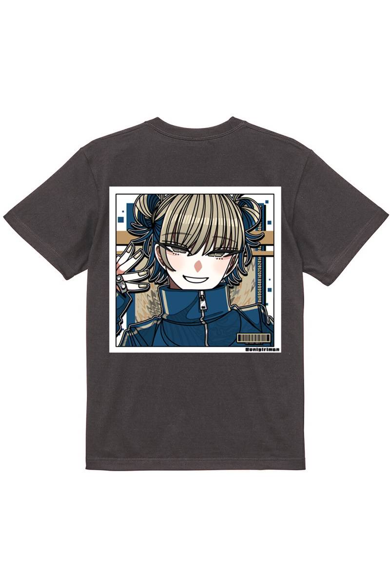 SCENE TOKYO (シーントウキョウ) up hair girl tee - Chacoal