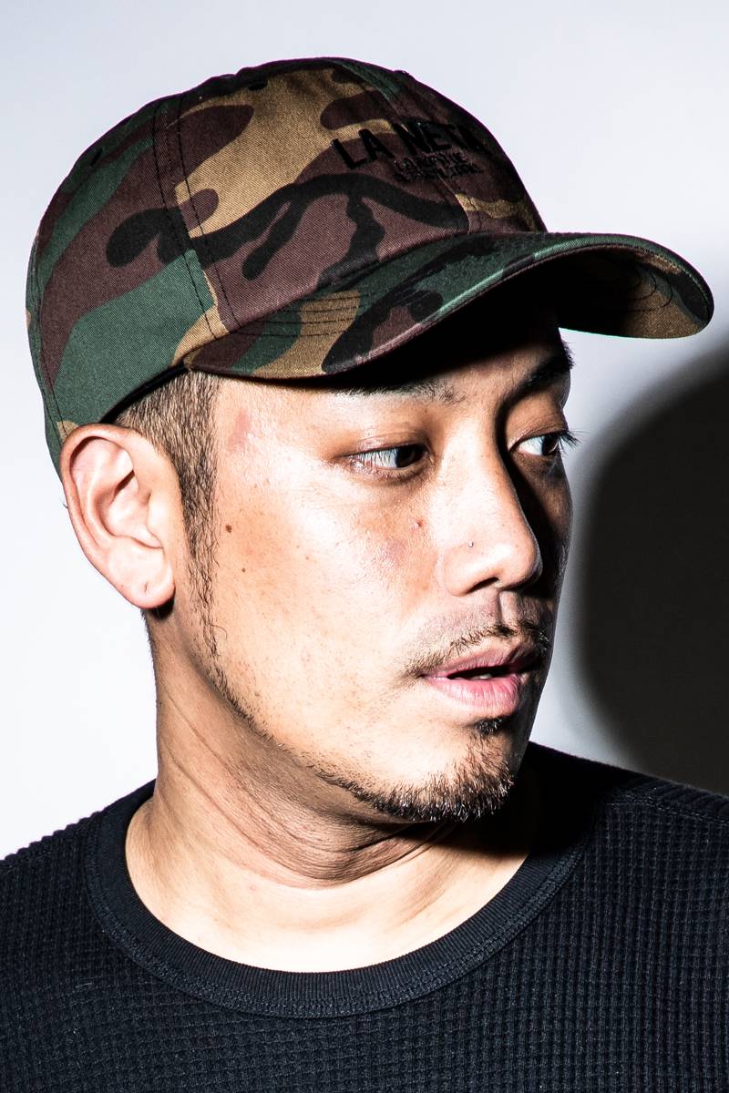 GoneR -La Neta- GRL02CP001 Logo Cotton Twill Cap Camo