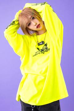 DI:VISION BUTTERFLY LS TEE LIME