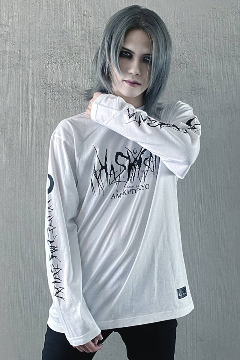 アマツカミ 死文字 Long T-Shirt White