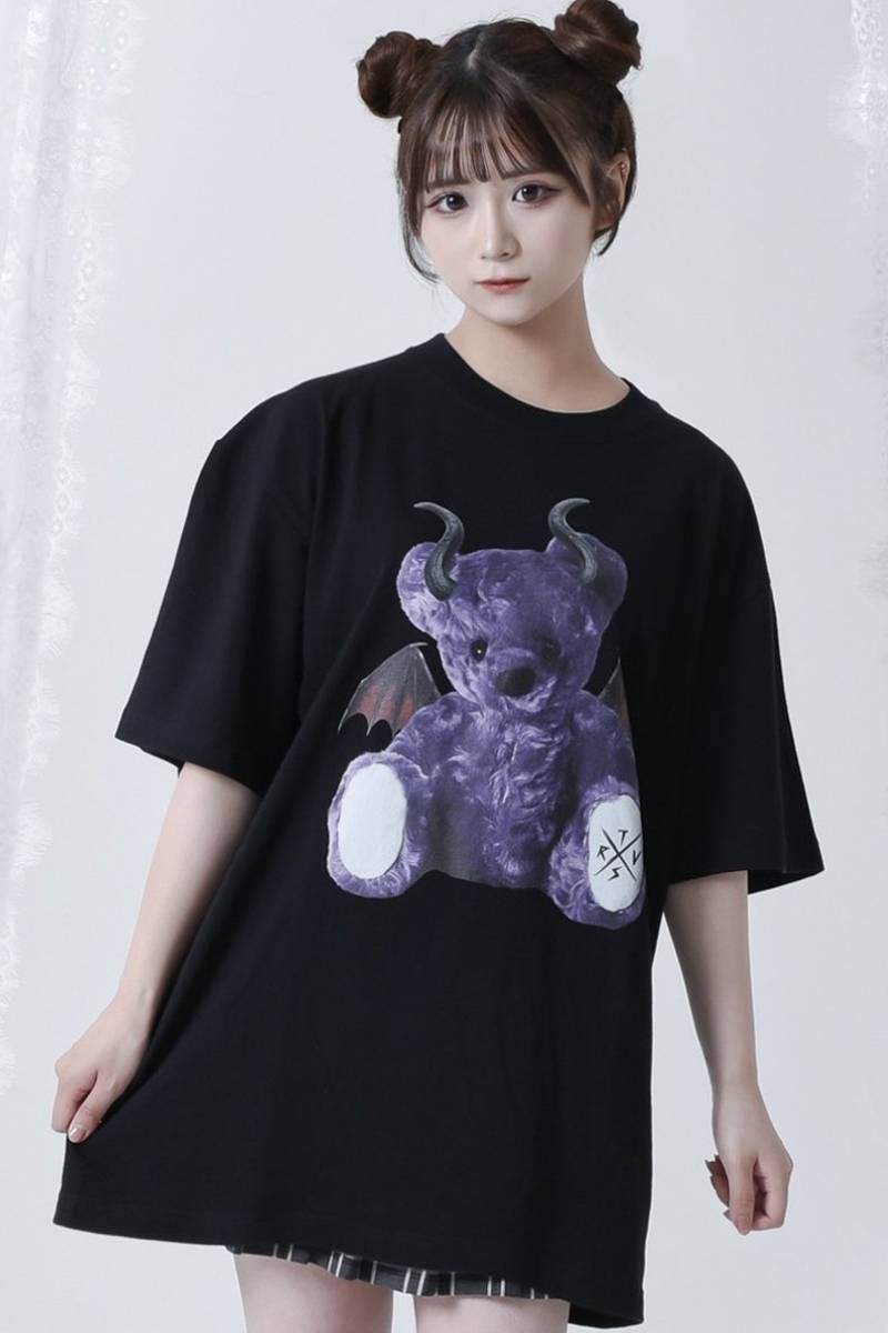 travas tokyo 熊 クマ ベアー ビッグ Tシャツ milkboy travas tokyo 熊 クマ ベアー ビッグ Tシャツ milkboy