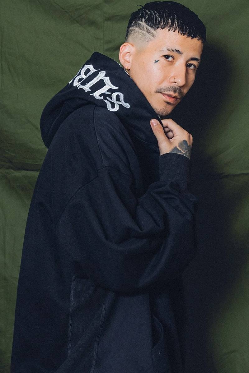 Subciety (サブサエティ) EMBROIDERY PARKA BLACK / ロック Subciety (サブサエティ) EMBROIDERY PARKA BLACK / ロック