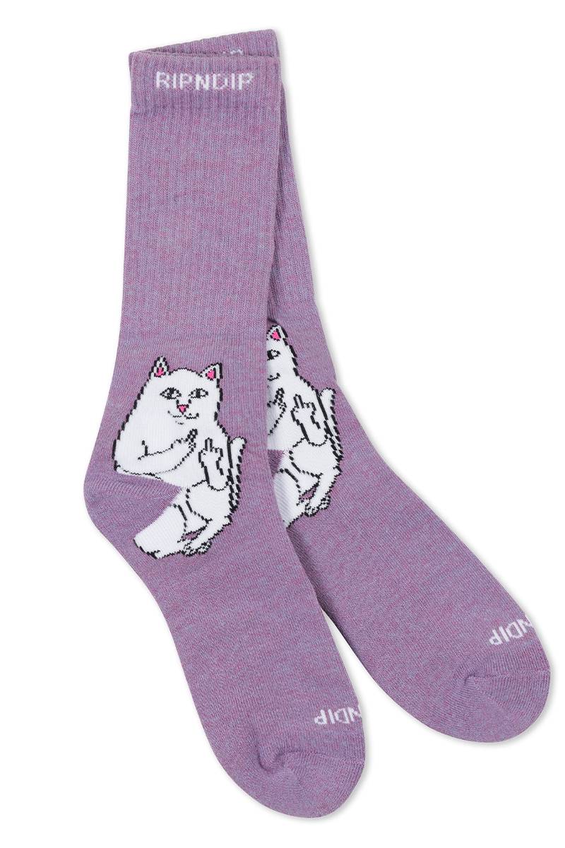 RIPNDIP (リップンディップ)LORD NERMAL SOCKS - Lilac Heather