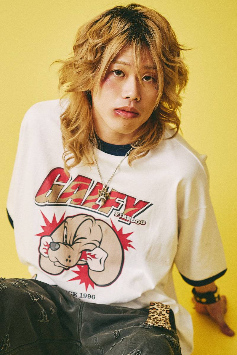 【予約商品】GALFY(ガルフィー)レトロ犬顔リンガー - White