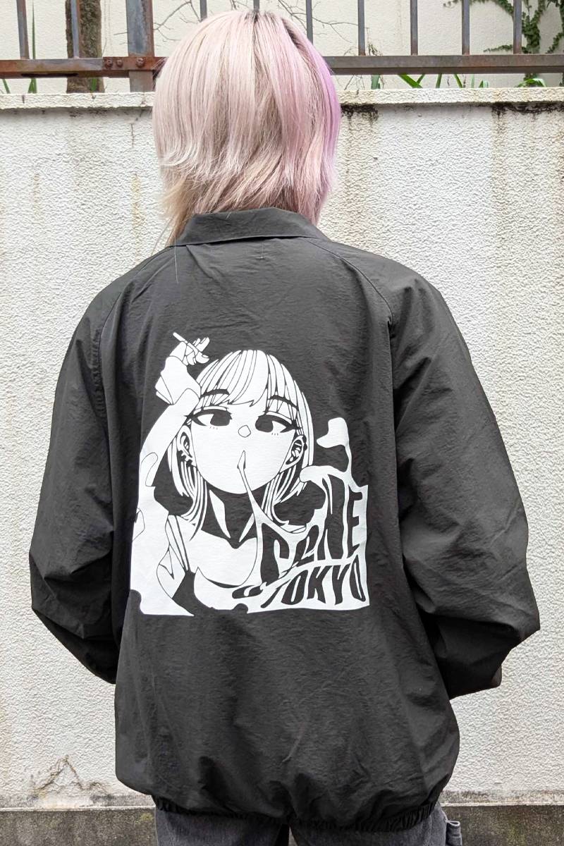 SCENE TOKYO (シーントウキョウ) girl nylon jacket - Olive