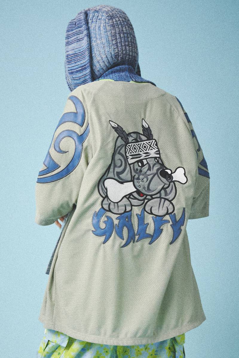 GALFY (ガルフィー) 部族長メッシュシャツ - Greige