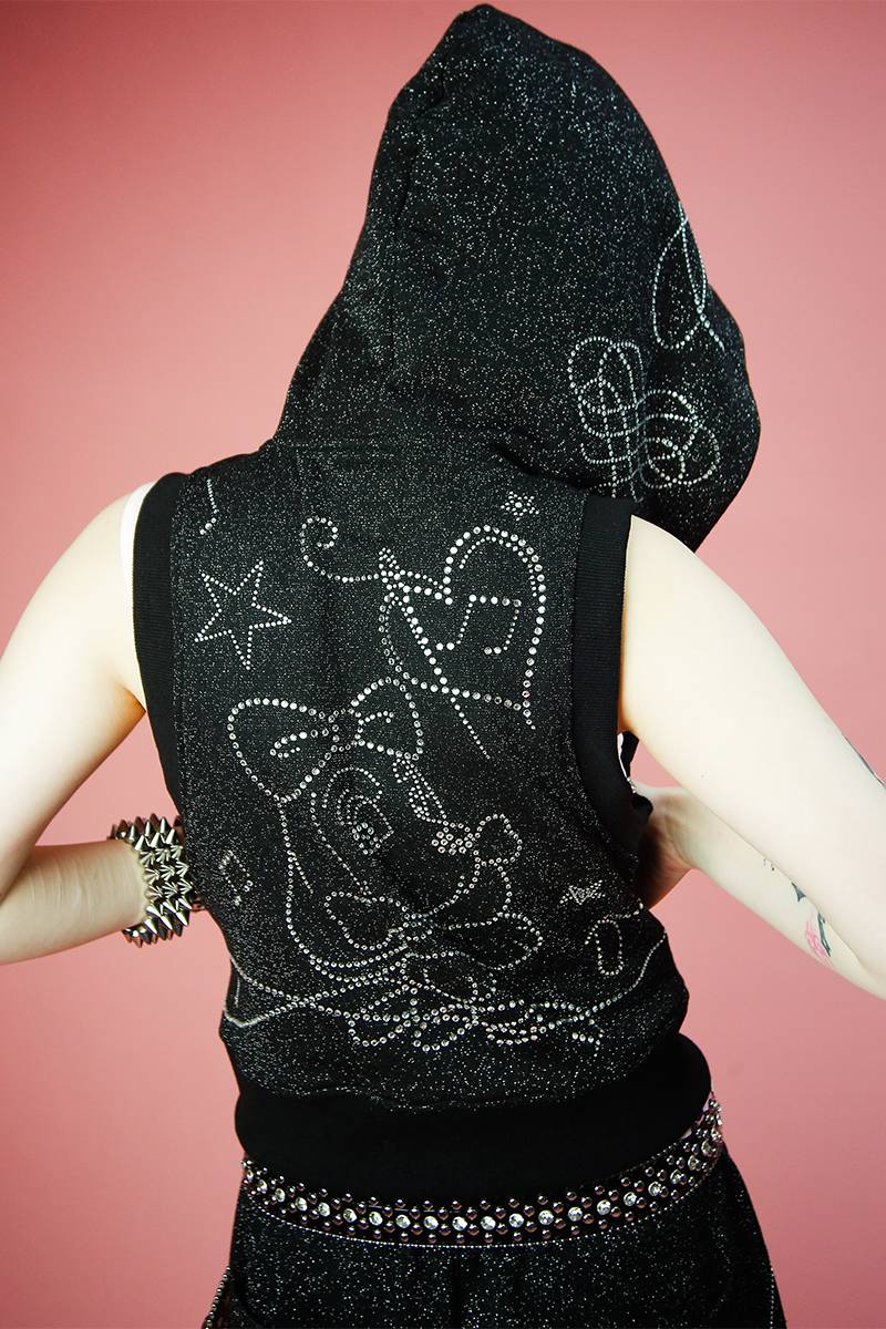 【予約商品】GALFY (ガルフィー) キラ☆FANCYフーディー - Black
