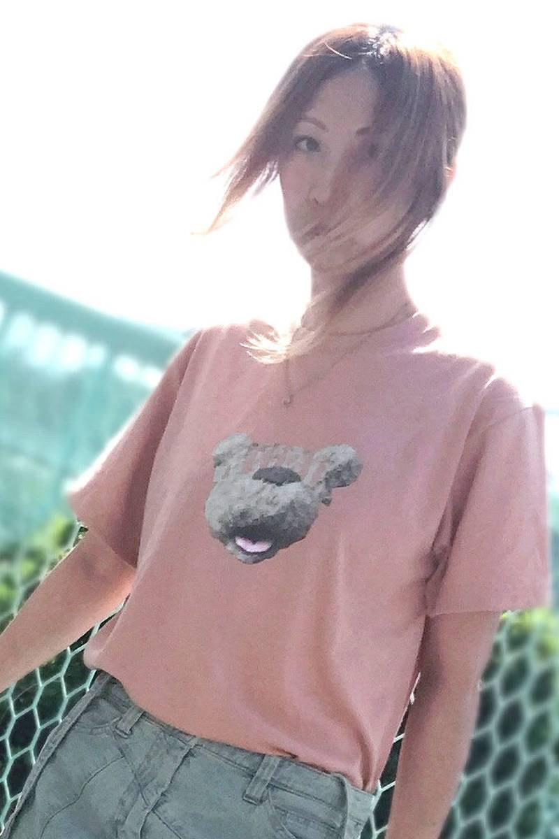 RIP DESIGN WORXX ディスグースマスクTシャツ CORAL