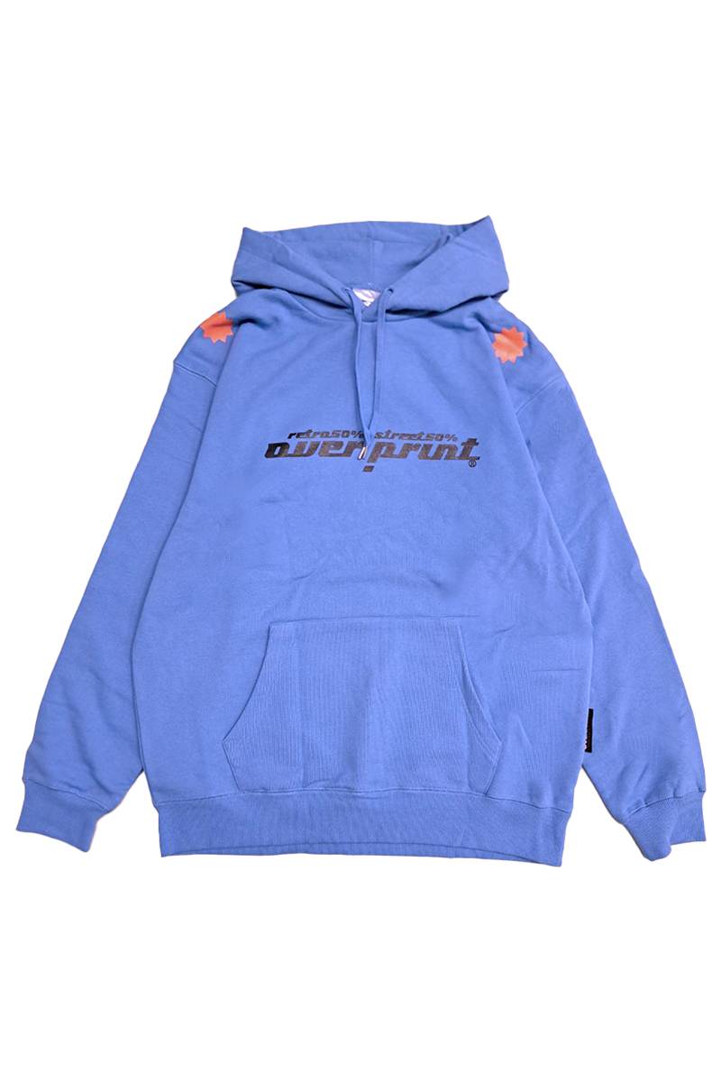 over print (オーバープリント) PARADICE Hoodie BLUE