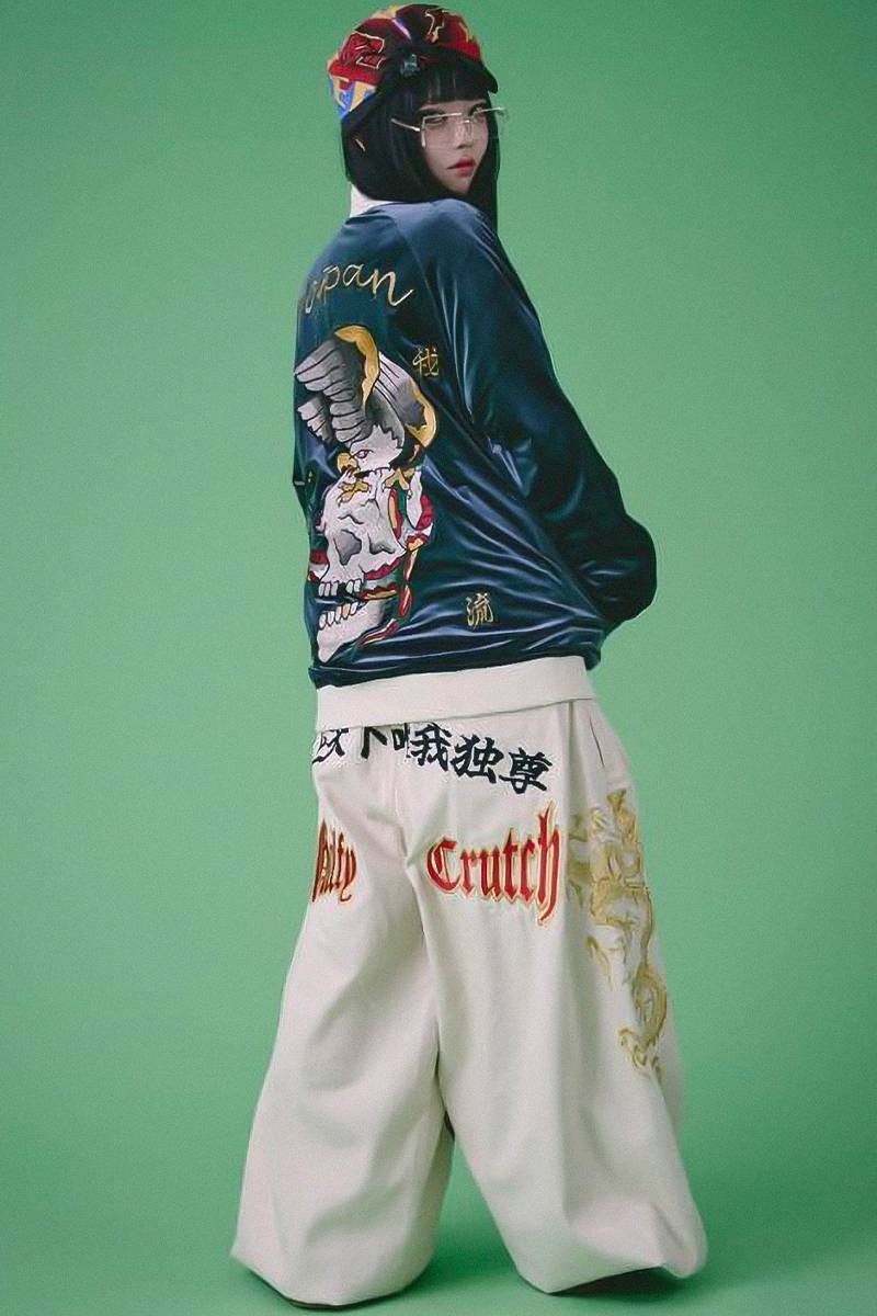 予約商品】GALFY(ガルフィー) ニッカポッカ - WHITE / ロック