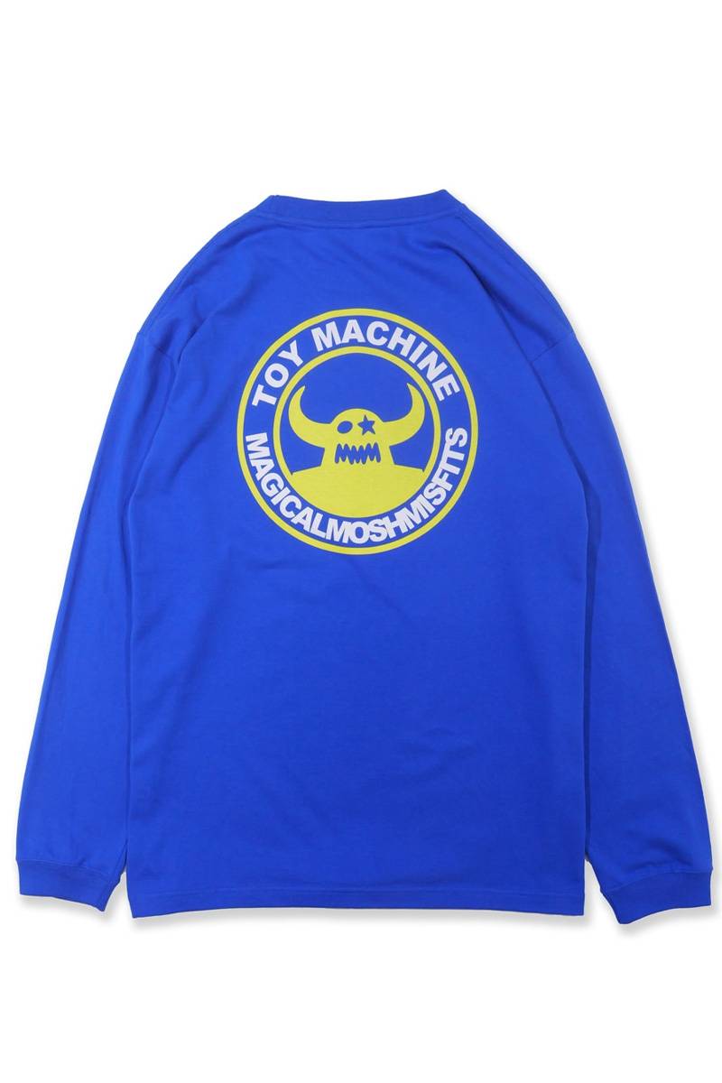TOY MACHINE x MxMxM “MAGICAL MOSH TOY MACHINE” LONG TEE - Blue