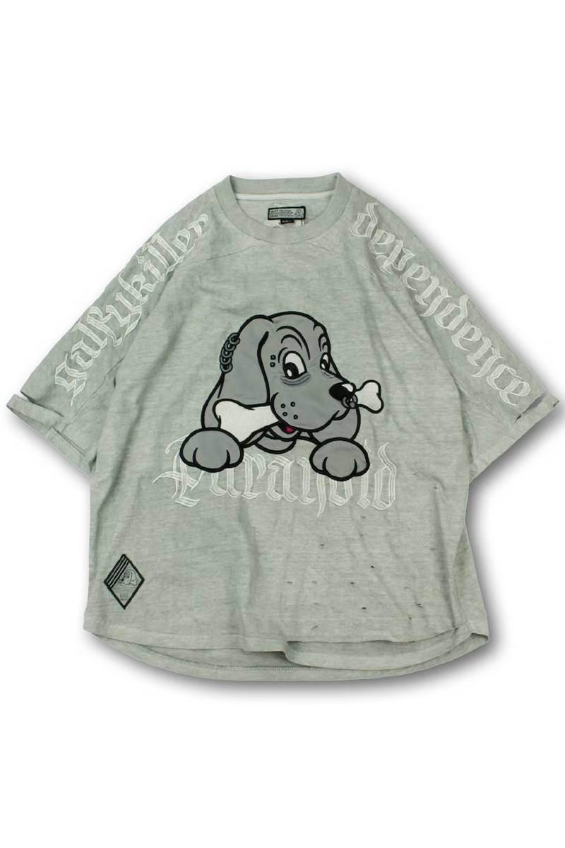 GALFY(ガルフィー) 病みに染まりしTシャツ L.GRAY / ロック GALFY(ガルフィー) 病みに染まりしTシャツ L.GRAY / ロック