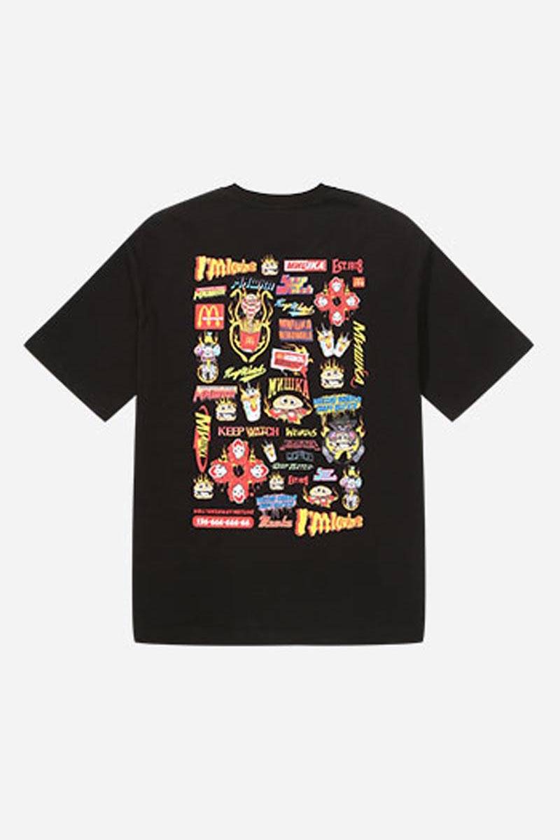 MISHKA (ミシカ) M21100061 T-SHIRT BLACK