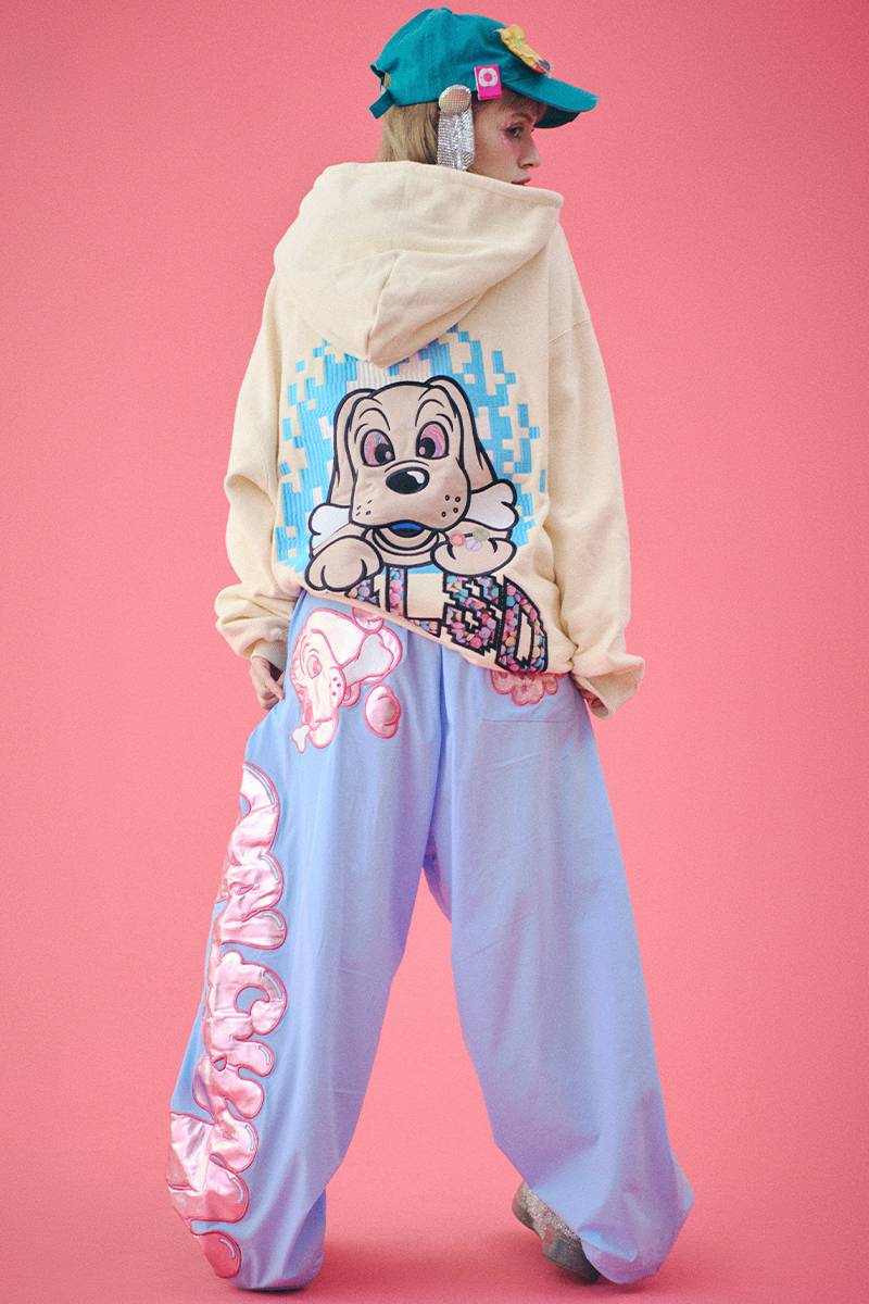 GALFY (ガルフィー) GALSDガンギマリパーカー O.WHITE / ロック GALFY (ガルフィー) GALSDガンギマリパーカー O.WHITE / ロック