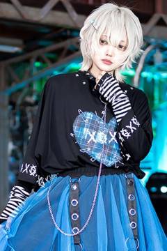 10-FEET×Zephyren(ゼファレン) DOLMAN BIG TEE WHITE / ロック
