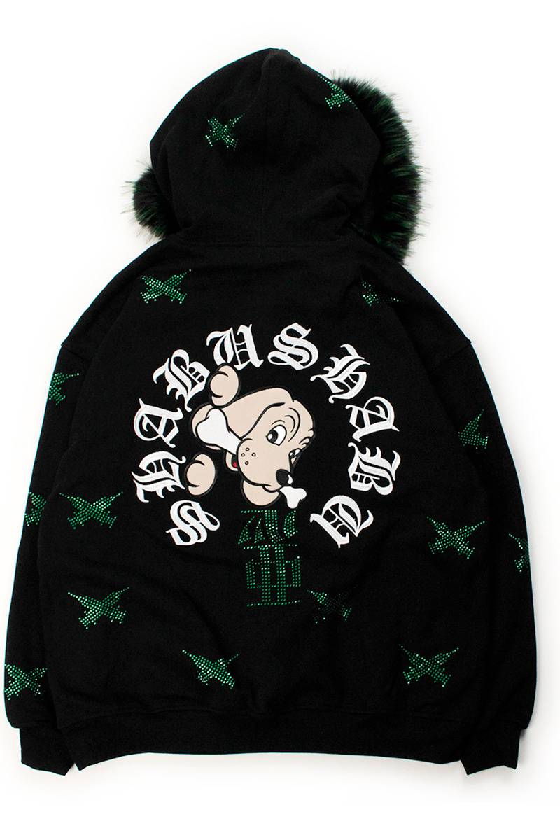 【予約商品】GALFY（ガルフィー）SHABUSHABUピカピカPK - BLACK/GREEN
