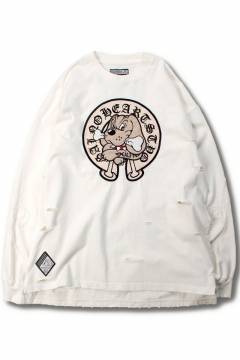 【予約商品】GALFY(ガルフィー)百合の紋紋ボロンTee - O.White