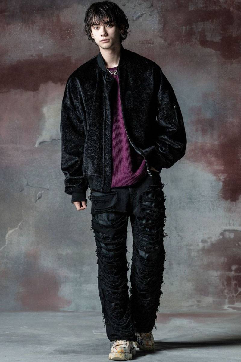 glamb(グラム)GB0324/P03 : Shred Damage Denim / シュレッド glamb(グラム)GB0324/P03 : Shred Damage Denim / シュレッド