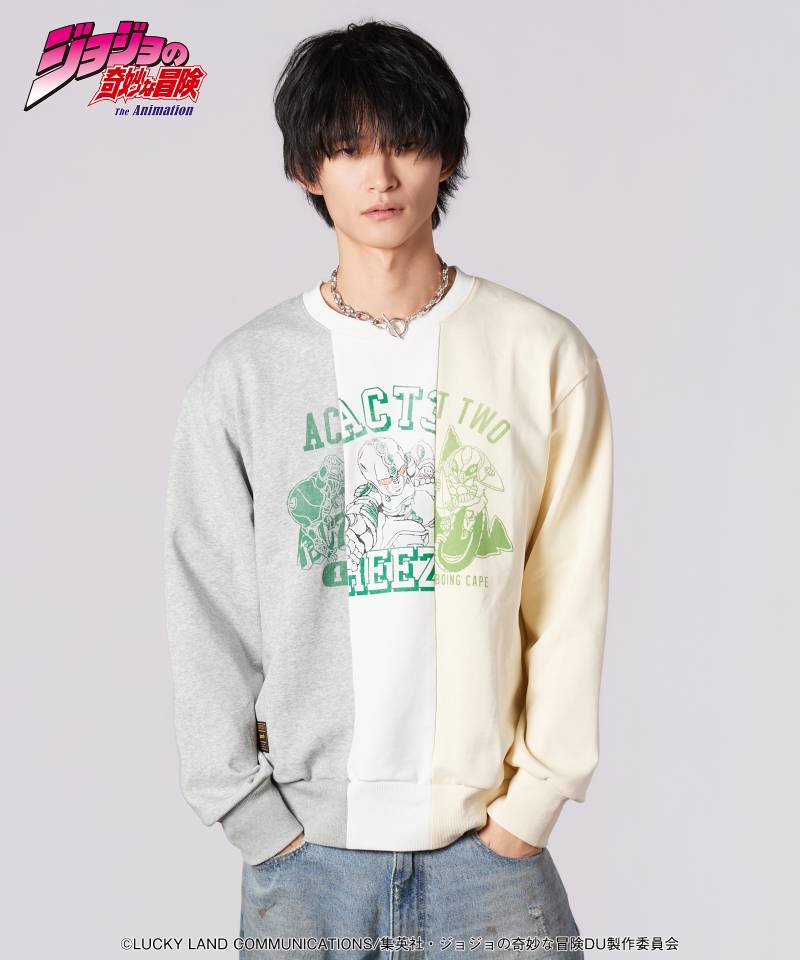 【予約商品】ジョジョの奇妙な冒険xglamb(グラム) Koichi's Stand Sweat - White