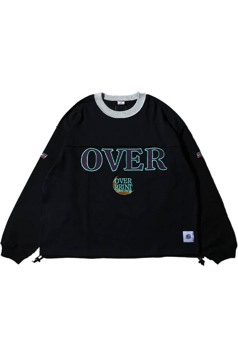 over print (オーバープリント) GAME OVER SHIRTS - Black
