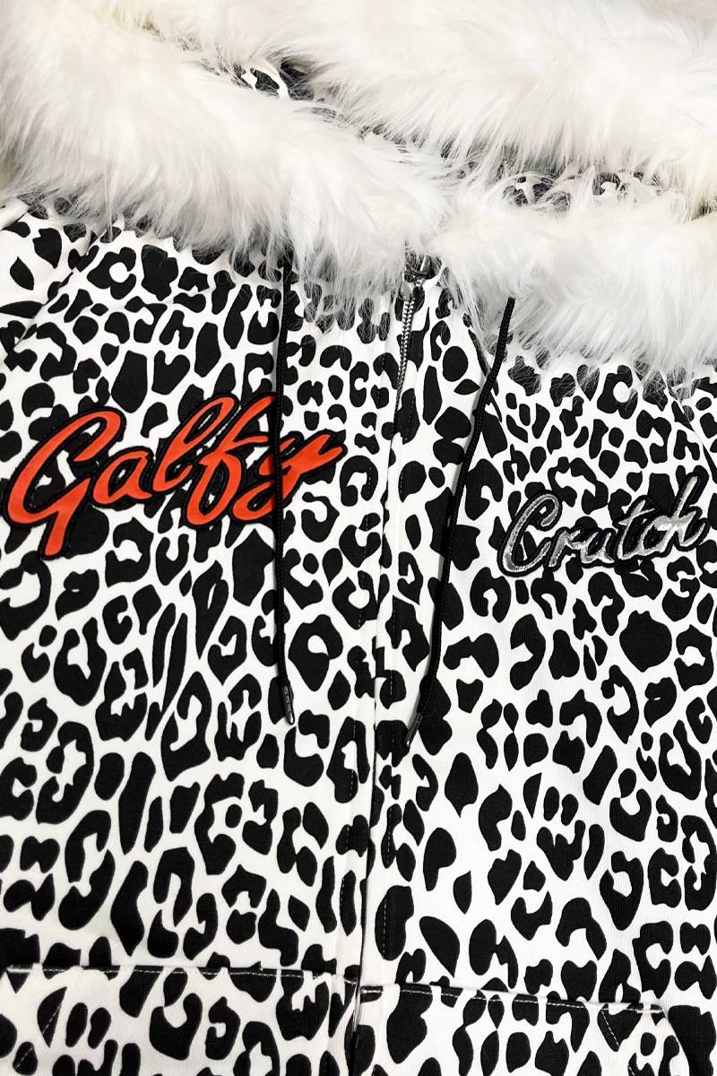 GALFY(ガルフィー) 全ぎゃるの為のヒョウ柄ぱぁかぁ - WHITE GALFY(ガルフィー) 全ぎゃるの為のヒョウ柄ぱぁかぁ - WHITE