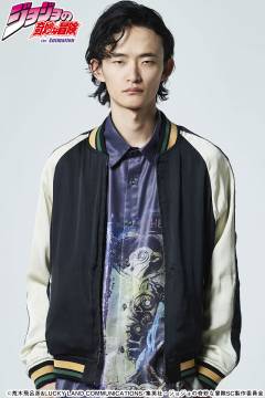 【予約商品】ジョジョの奇妙な冒険xglamb(グラム) DIO Ska Jumper Black