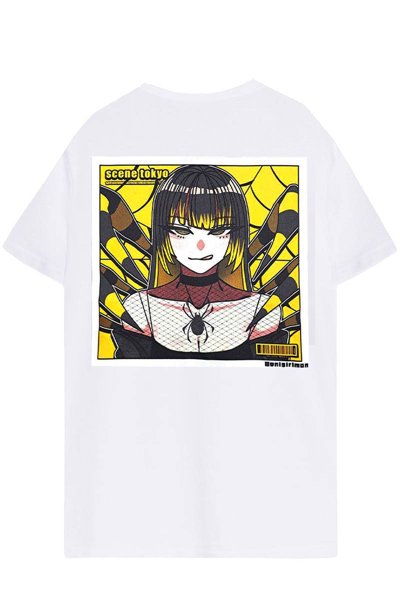 SCENE TOKYO (シーントウキョウ) spider girl Tee - White