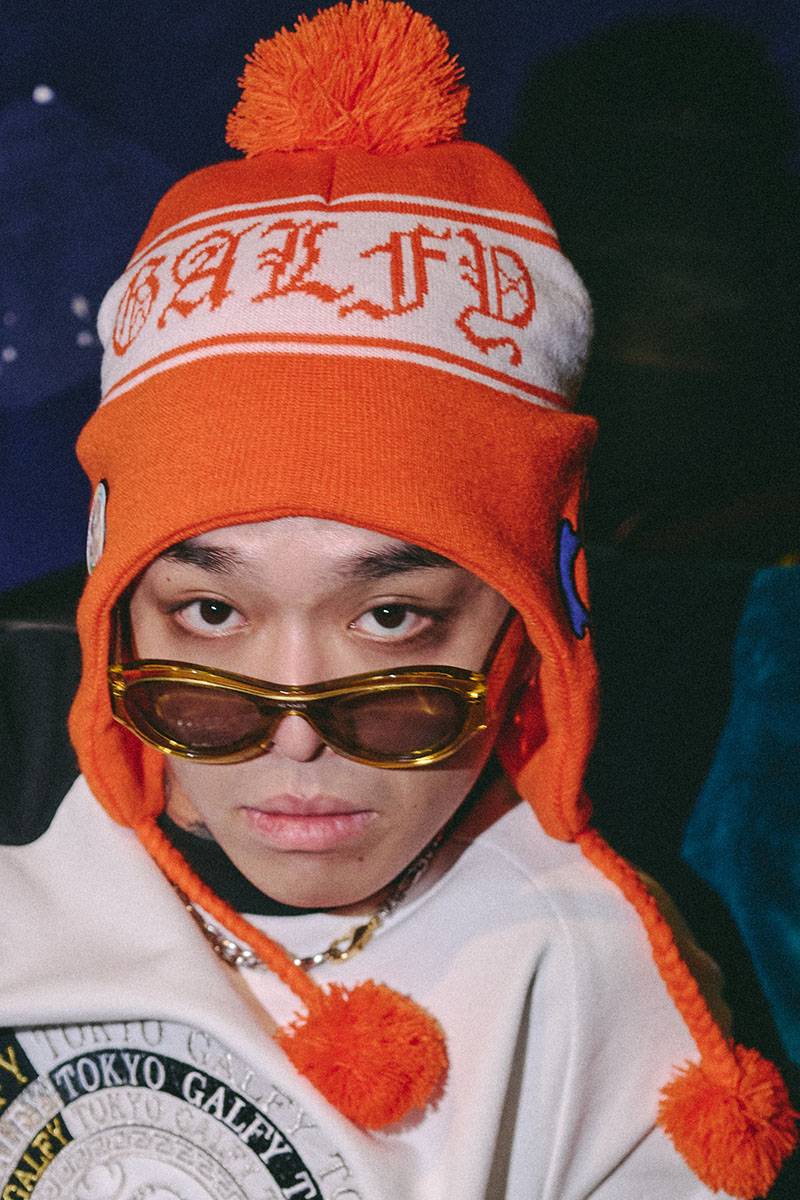 【予約商品】GALFY（ガルフィー）ぽんぽんびーにー - ORANGE