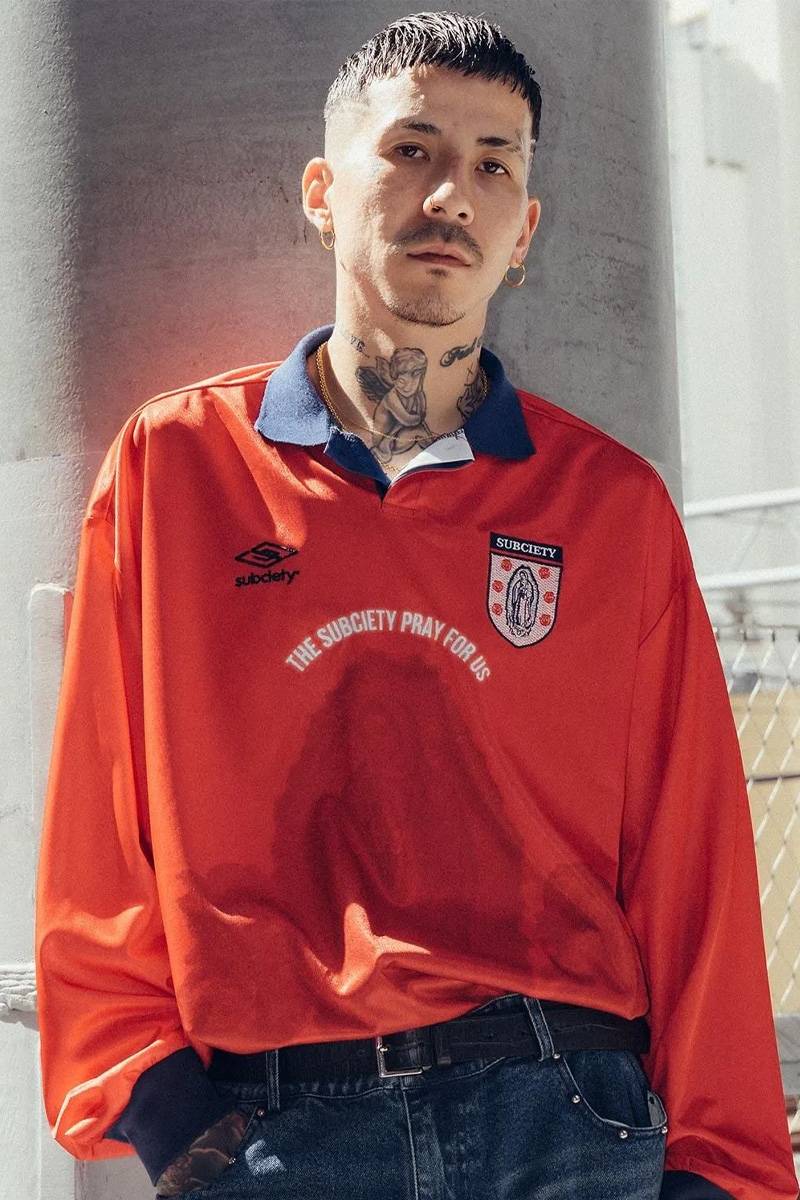 Subciety (サブサエティ) Soccer game shirt - Red