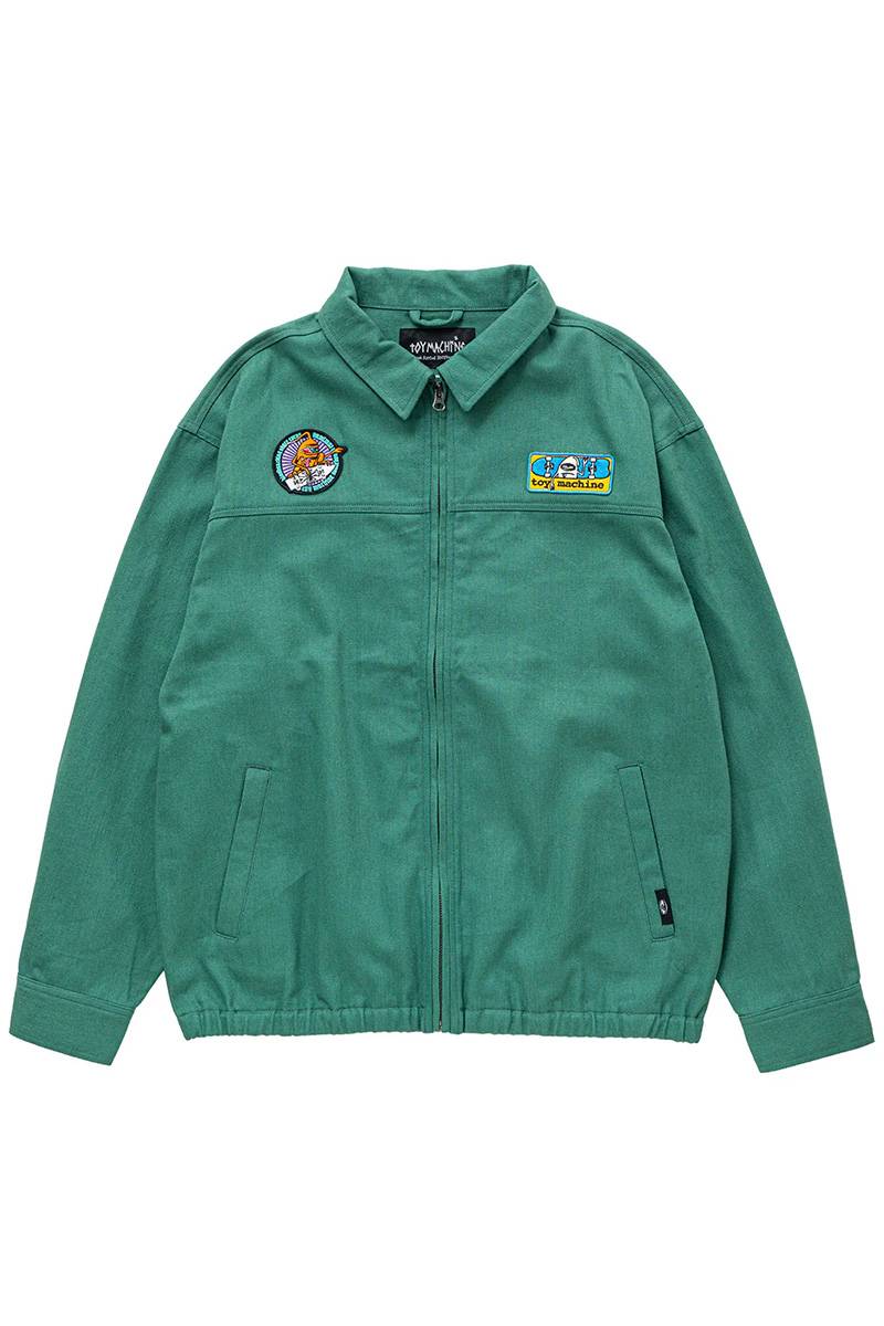 TOY MACHINE (トイマシーン) HELLO SECT WORK JACKET - Green
