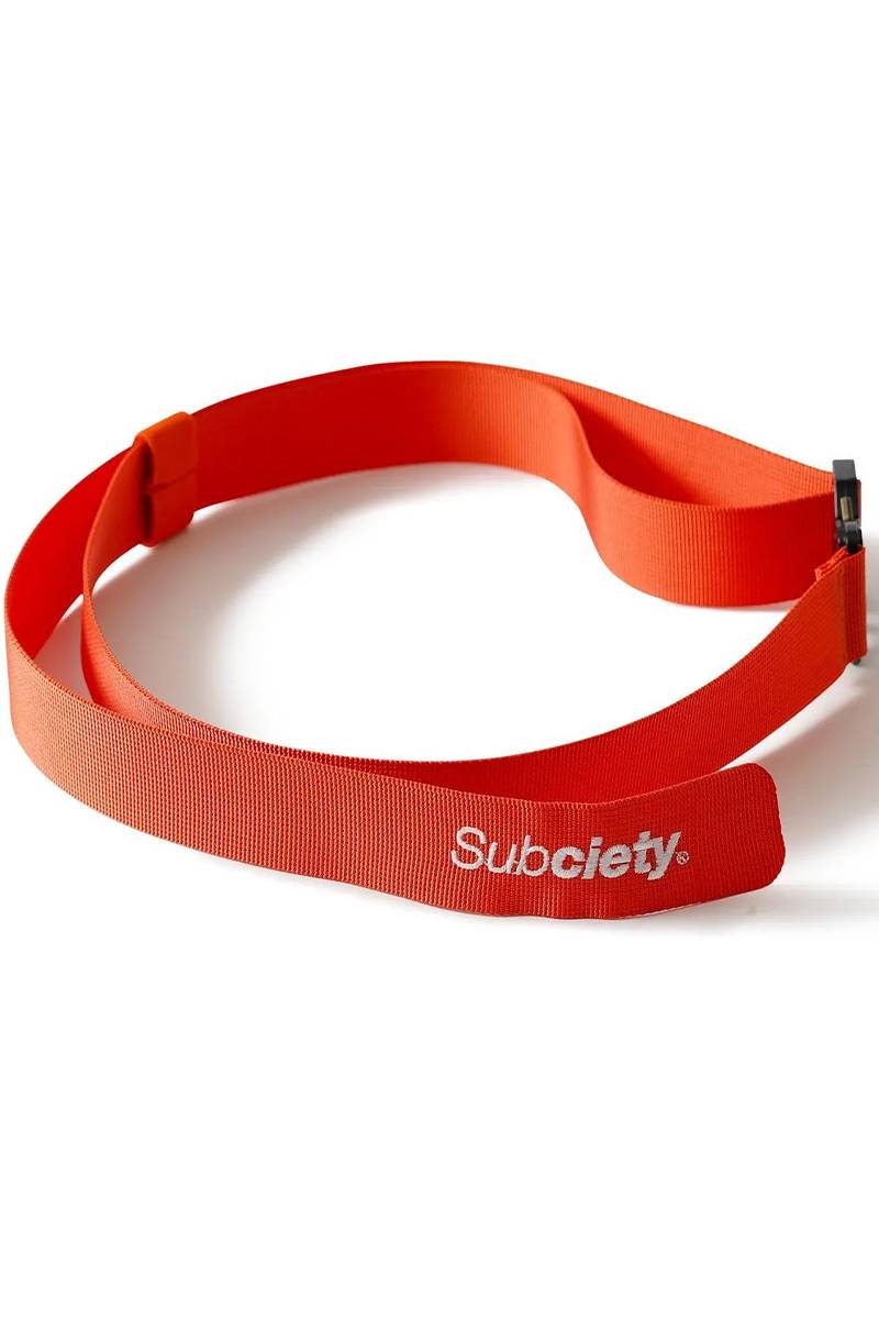 Subciety (サブサエティ) Metal buckle belt - Orange