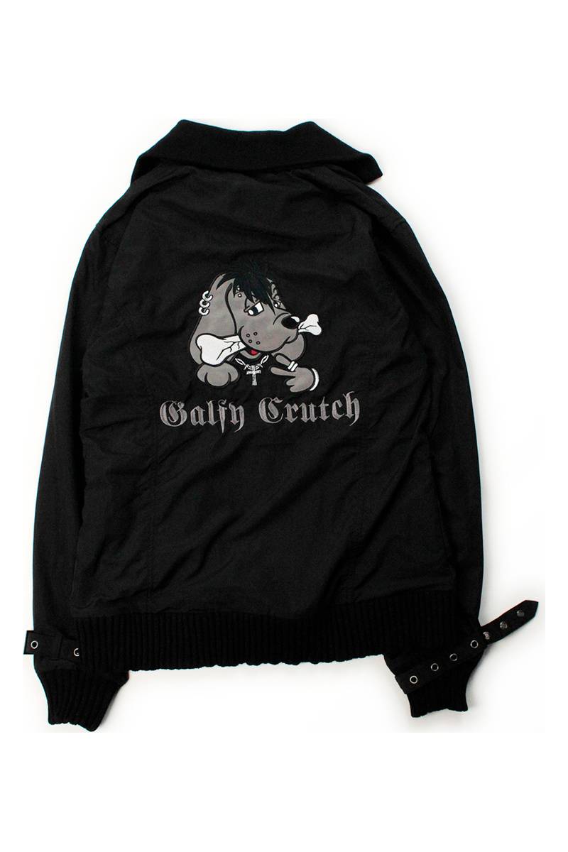 【予約商品】GALFY（ガルフィー）にぃやんナイロンブルゾン - BLACK