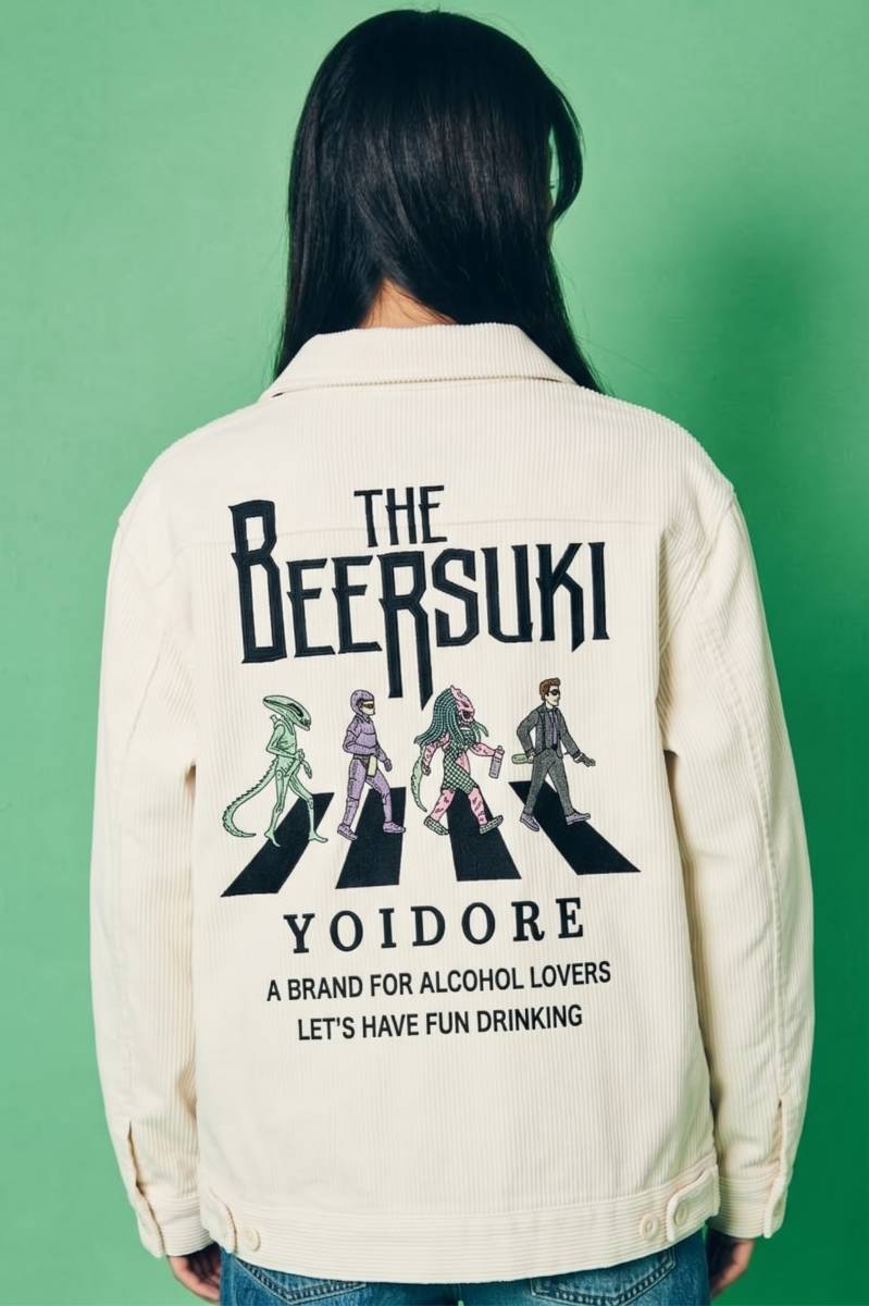YOIDORE(ヨイドレ) BEER SUKIコーデュロイJKT - Ivory